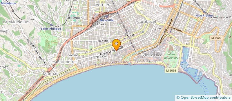 localisation de l'entreprise ROSE DE SABLE à NICE