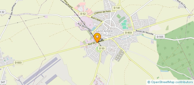 localisation de l'entreprise ROSE DE VIGNE  SAINT-ANDRE-DE-L'EURE