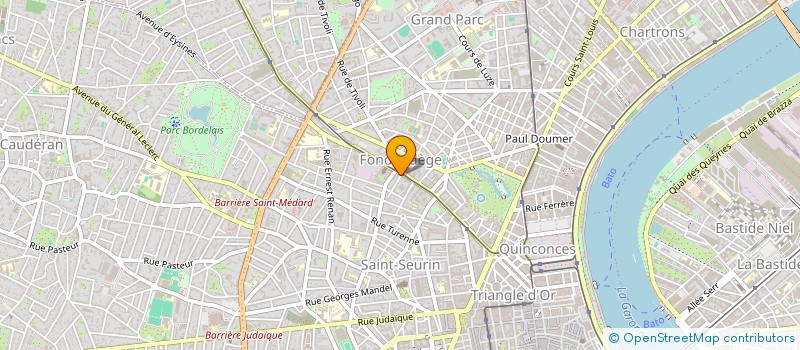localisation de l'entreprise ROSE DES SABLES à BORDEAUX
