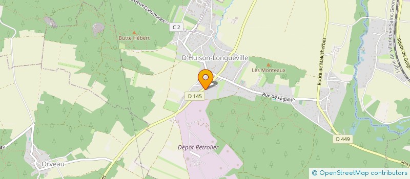 localisation de l'entreprise ROSE DES SABLES à D'HUISON-LONGUEVILLE