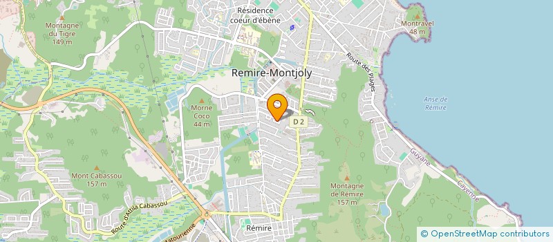 localisation de l'entreprise ROSE DES SABLES  REMIRE MONTJOLY
