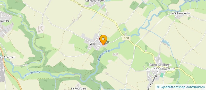 localisation de l'entreprise ROSE DES VANS  CHANTONNAY