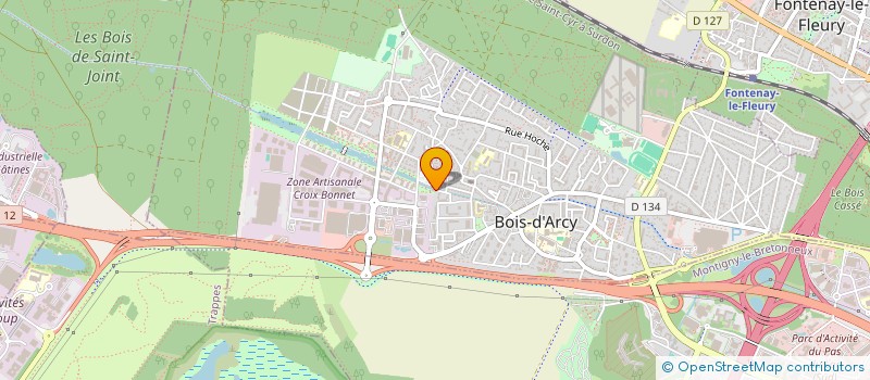 localisation de l'entreprise ROSE DES VENTS  BOIS-D'ARCY