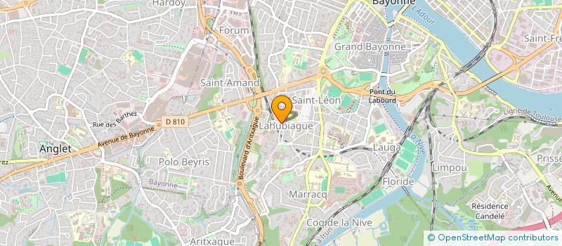 localisation de l'entreprise ROSE DES VENTS à BAYONNE