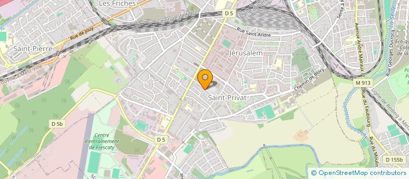 localisation de l'entreprise ROSE DES VENTS à MONTIGNY-LES-METZ