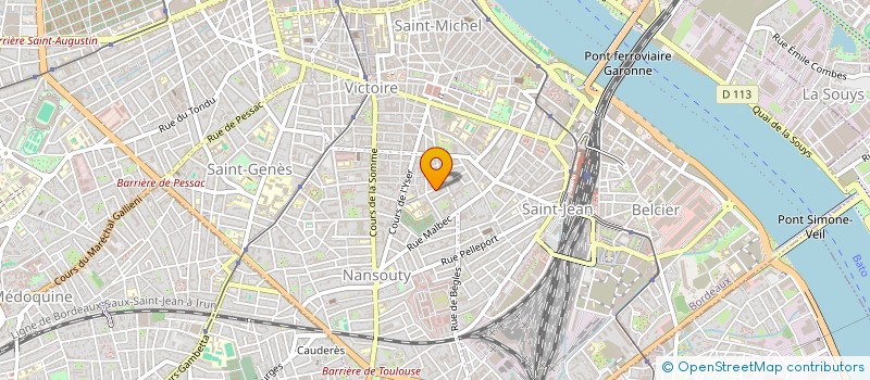 localisation de l'entreprise ROSE DES VENTS à BORDEAUX