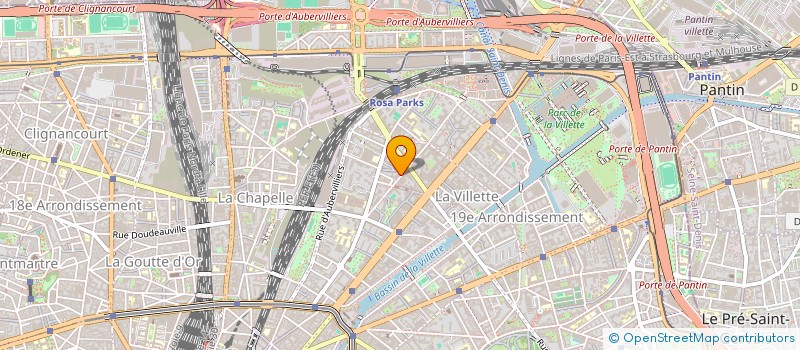 localisation de l'entreprise ROSE DORE  PARIS