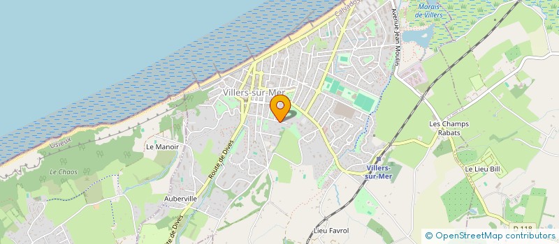 localisation de l'entreprise ROSE ET AUGUSTE DE TAILLAC  VILLERS-SUR-MER