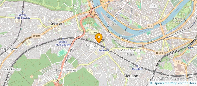 localisation de l'entreprise ROSE ET CHARDON à MEUDON