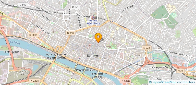 localisation de l'entreprise ROSE ET GARANCE à ROUEN