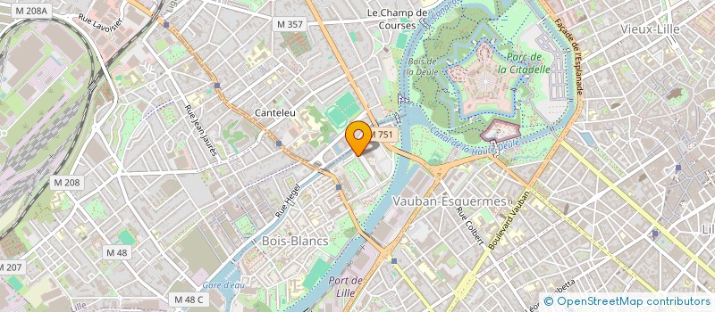 localisation de l'entreprise ROSE ET LIN ATELIERS à LILLE