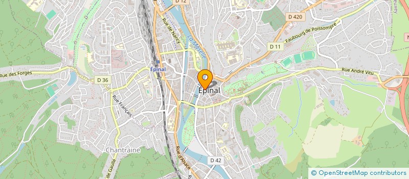 localisation de l'entreprise ROSE ET LYS - EPINAL à EPINAL