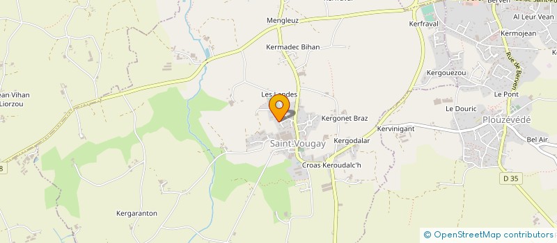 localisation de l'entreprise ROSE ET OR  SAINT-VOUGAY