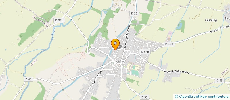 localisation de l'entreprise ROSE FLAMANT  LHERM