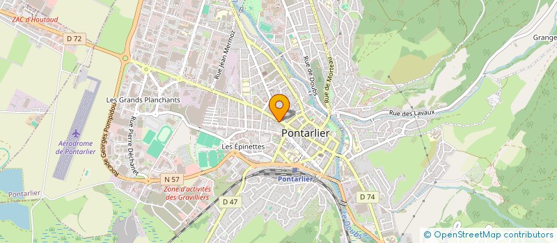 localisation de l'entreprise ROSE FRANCK  PONTARLIER