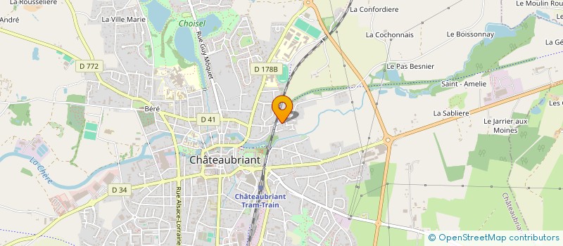 localisation de l'entreprise ROSE GARDEN EVENTS  CHATEAUBRIANT