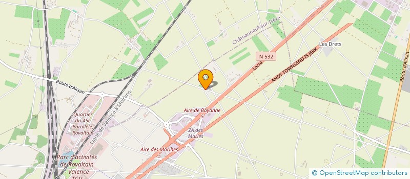 localisation de l'entreprise ROSE GESTION à ALIXAN