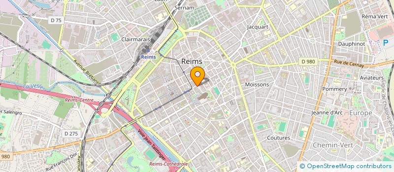 localisation de l'entreprise ROSE GLAMOUR  REIMS