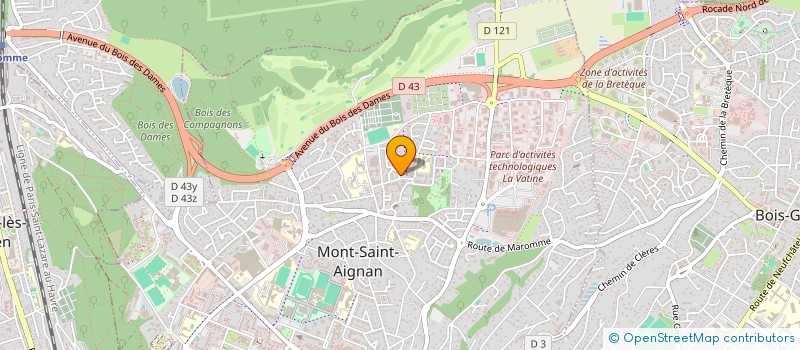 localisation de l'entreprise ROSE GOLD CONSULTING  MONT-SAINT-AIGNAN