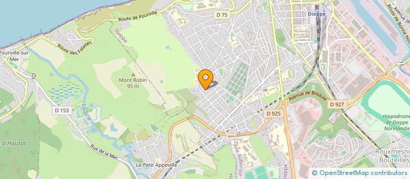 localisation de l'entreprise ROSE HILL à DIEPPE