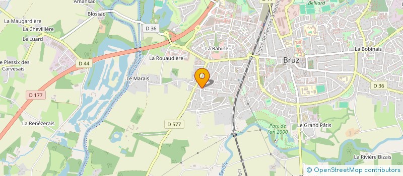 localisation de l'entreprise ROSE HOLDING à BRUZ