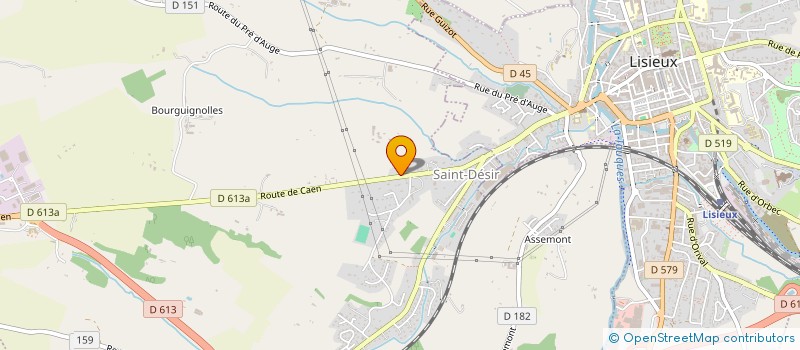 localisation de l'entreprise ROSE INVEST  SAINT-DESIR