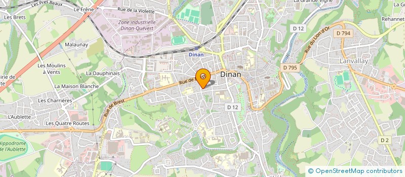 localisation de l'entreprise ROSE KERALIES  DINAN