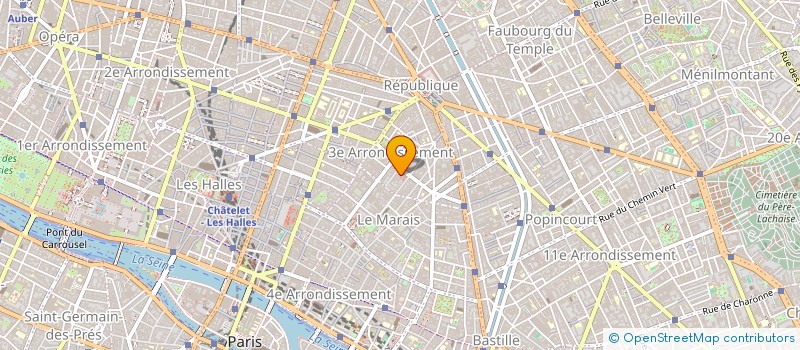 localisation de l'entreprise ROSE KITCHEN  PARIS