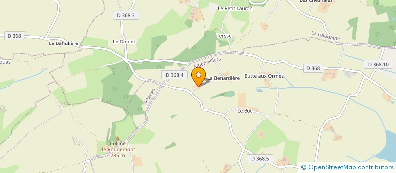localisation de l'entreprise ROSE LA BERRIERE à ARGENVILLIERS