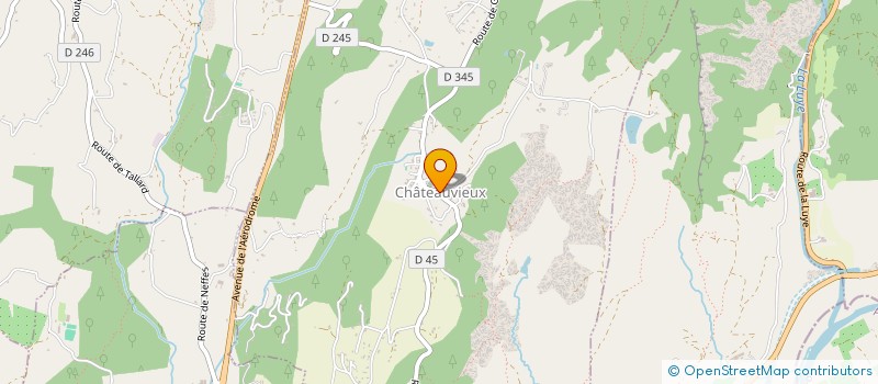 localisation de l'entreprise ROSE LAGON  CHATEAUVIEUX