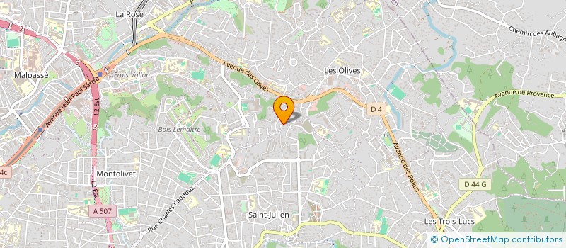 localisation de l'entreprise ROSE LANAA à MARSEILLE