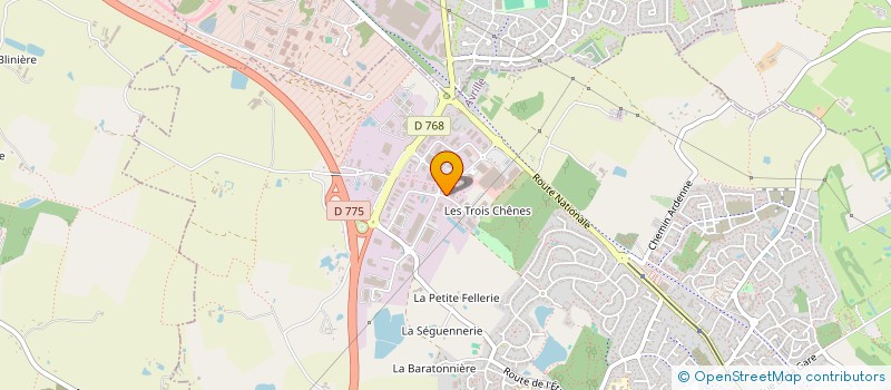 localisation de l'entreprise ROSE & LUPIN à AVRILLE