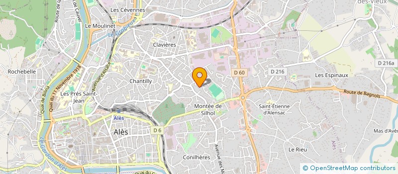 localisation de l'entreprise ROSE & LYS  ALES