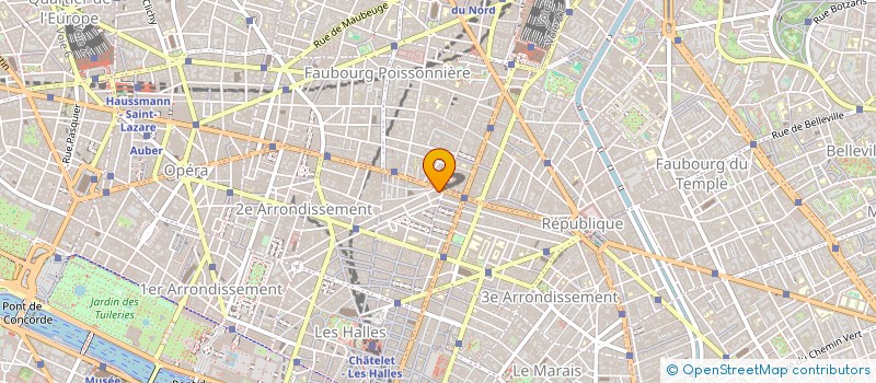 localisation de l'entreprise ROSE MAHAL à PARIS