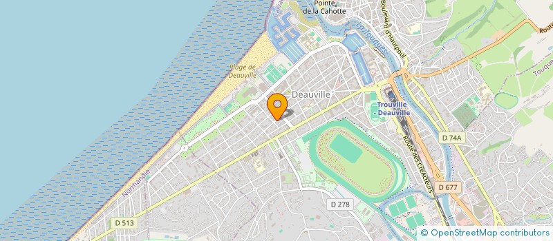 localisation de l'entreprise ROSE MARIE PATE DAVID               1  DEAUVILLE