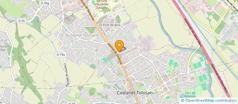 localisation de l'entreprise ROSE MECA à AUZEVILLE-TOLOSANE
