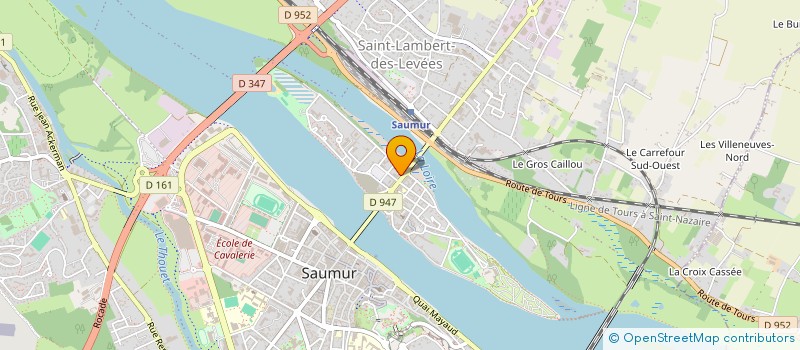 localisation de l'entreprise ROSE NOIRE ESTHETIQUE  SAUMUR