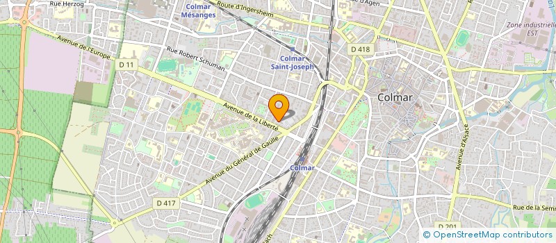 localisation de l'entreprise ROSE PATRIMOINE 6  COLMAR