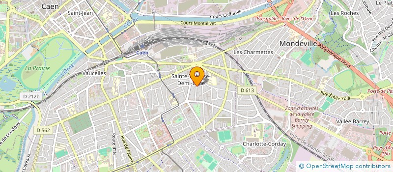 localisation de l'entreprise ROSE PATRIMOINE à CAEN
