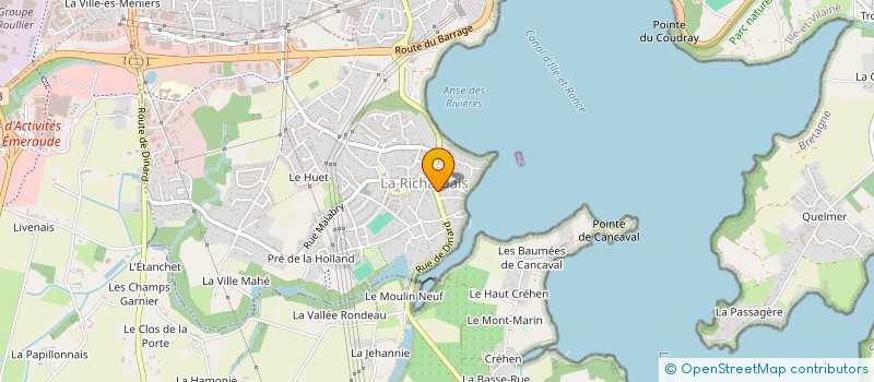 localisation de l'entreprise ROSE PISTOLS  LA RICHARDAIS