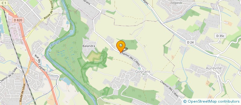 localisation de l'entreprise ROSE PRIMAIRE  GOYRANS