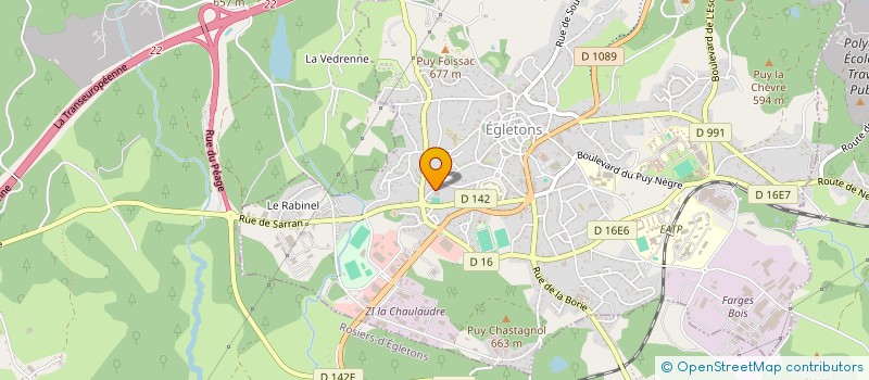 localisation de l'entreprise ROSE RAVENWOLF  EGLETONS