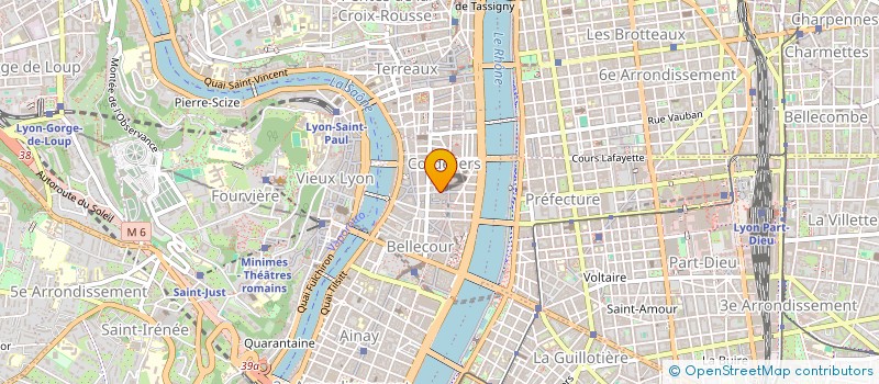 localisation de l'entreprise ROSE & ROSES à LYON