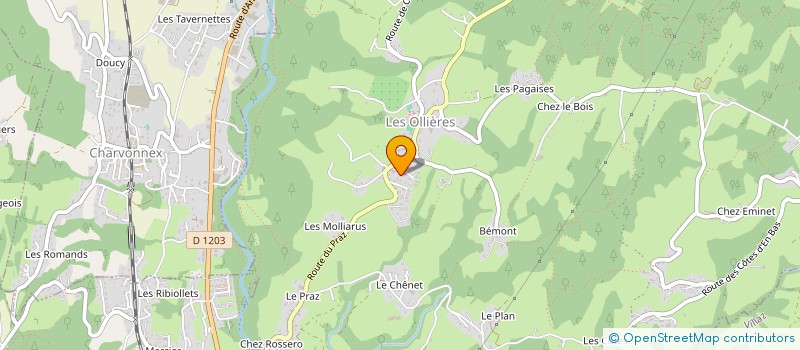 localisation de l'entreprise ROSE & SENS  FILLIERE