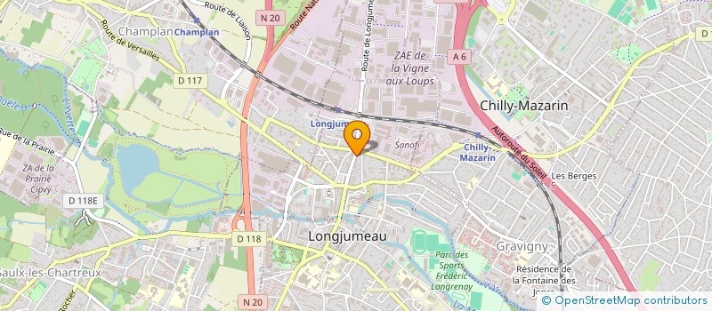 localisation de l'entreprise ROSE SOANAN  LONGJUMEAU