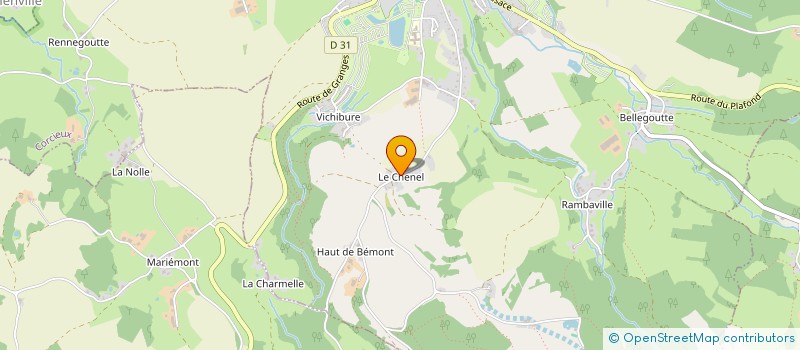 localisation de l'entreprise ROSE-TELES à CORCIEUX