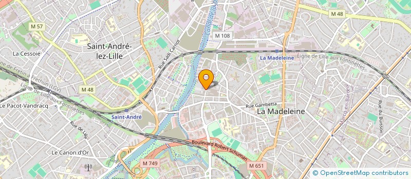 localisation de l'entreprise ROSE VELVET à LA MADELEINE