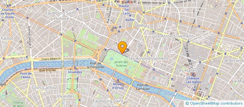 localisation de l'entreprise ROSE VENDOME  PARIS