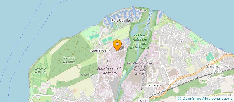 localisation de l'entreprise ROSEAM à THONON-LES-BAINS