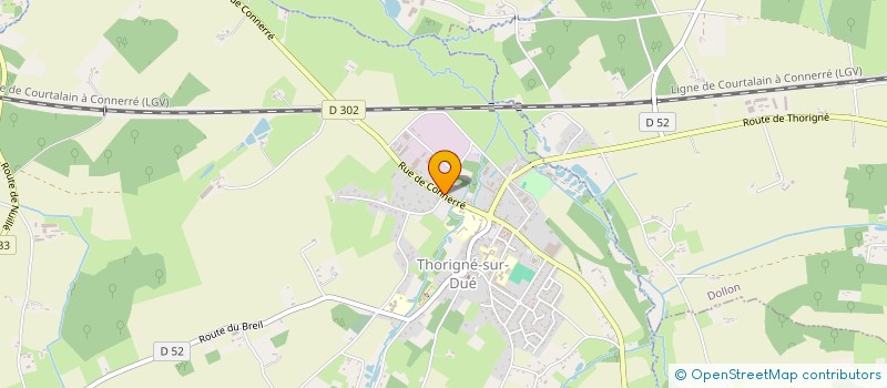 localisation de l'entreprise ROSEAM  THORIGNE-SUR-DUE